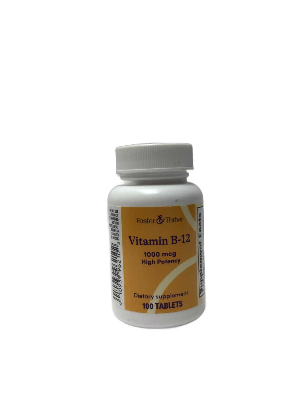 Foster & Thrive Foster & Thrive Vitamin B-12 1000 mcg High Potency, 100 ct, photo 1