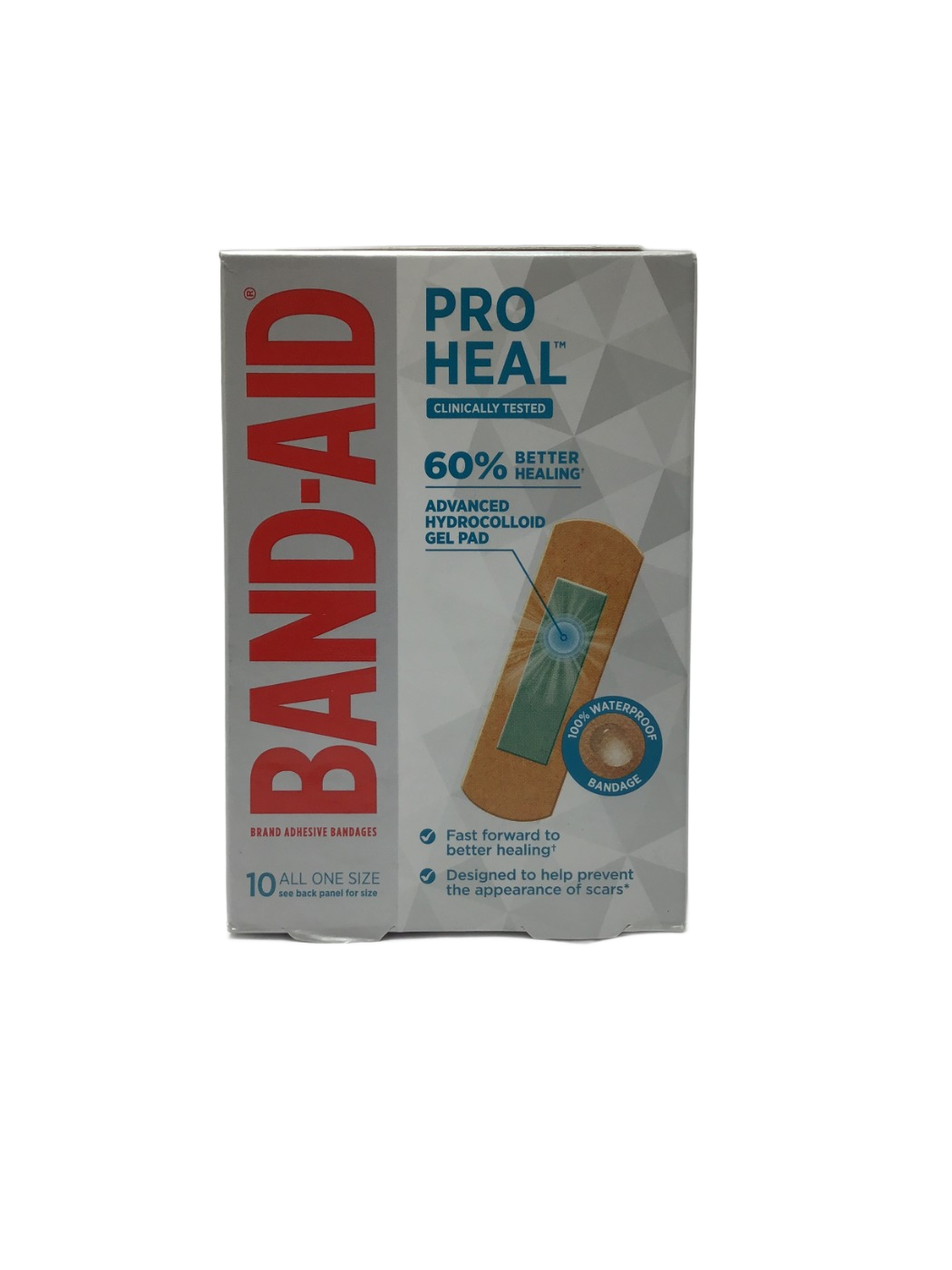 Band-Aid Band-Aid Pro Heal Adhesive Bandages, All One Size, 10 ct, photo 1