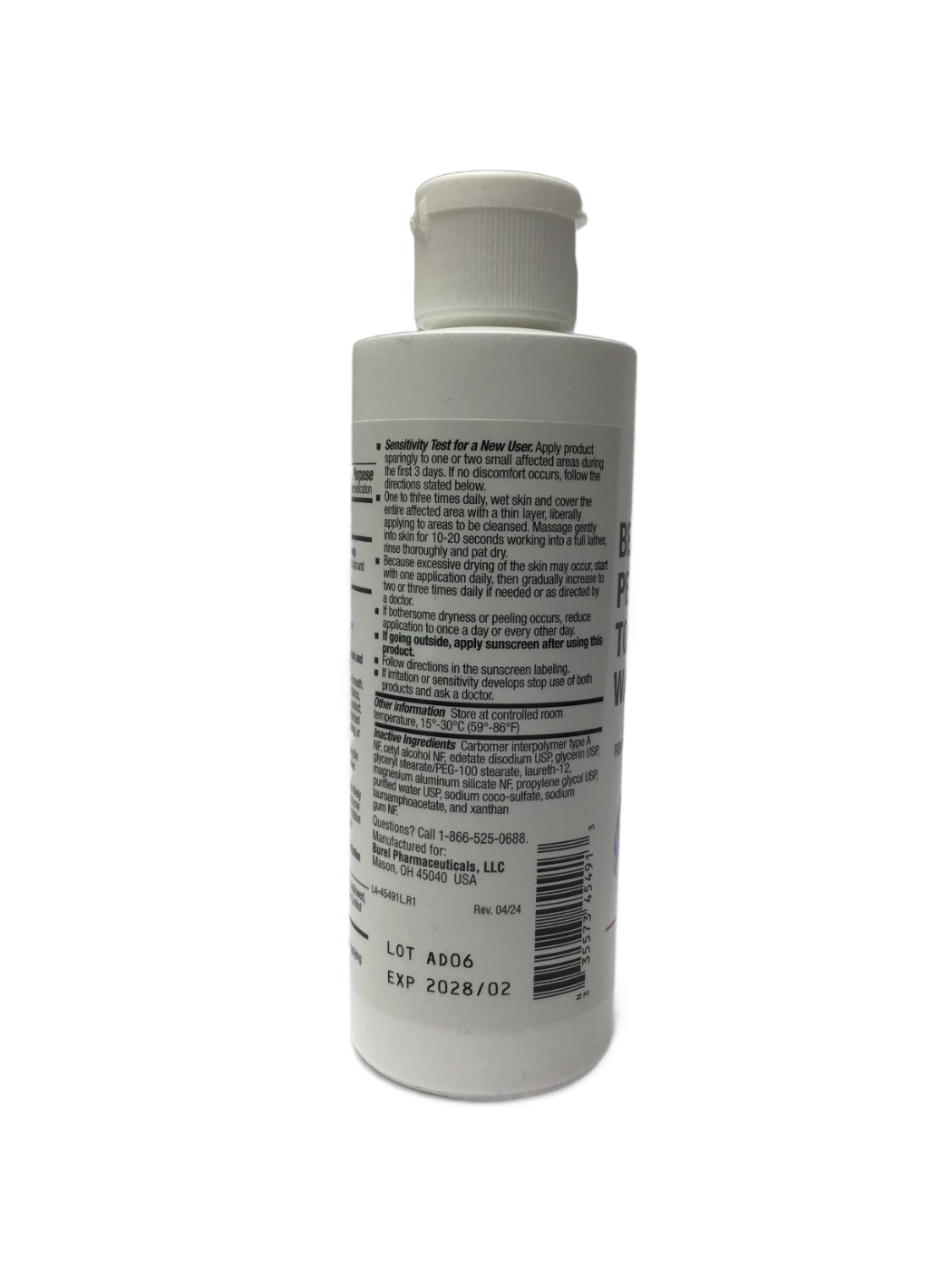 Burel Pharmaceuticals Burel Pharmaceuticals Benzoyl Peroxide Topical Wash 10%, 5 oz, photo 2