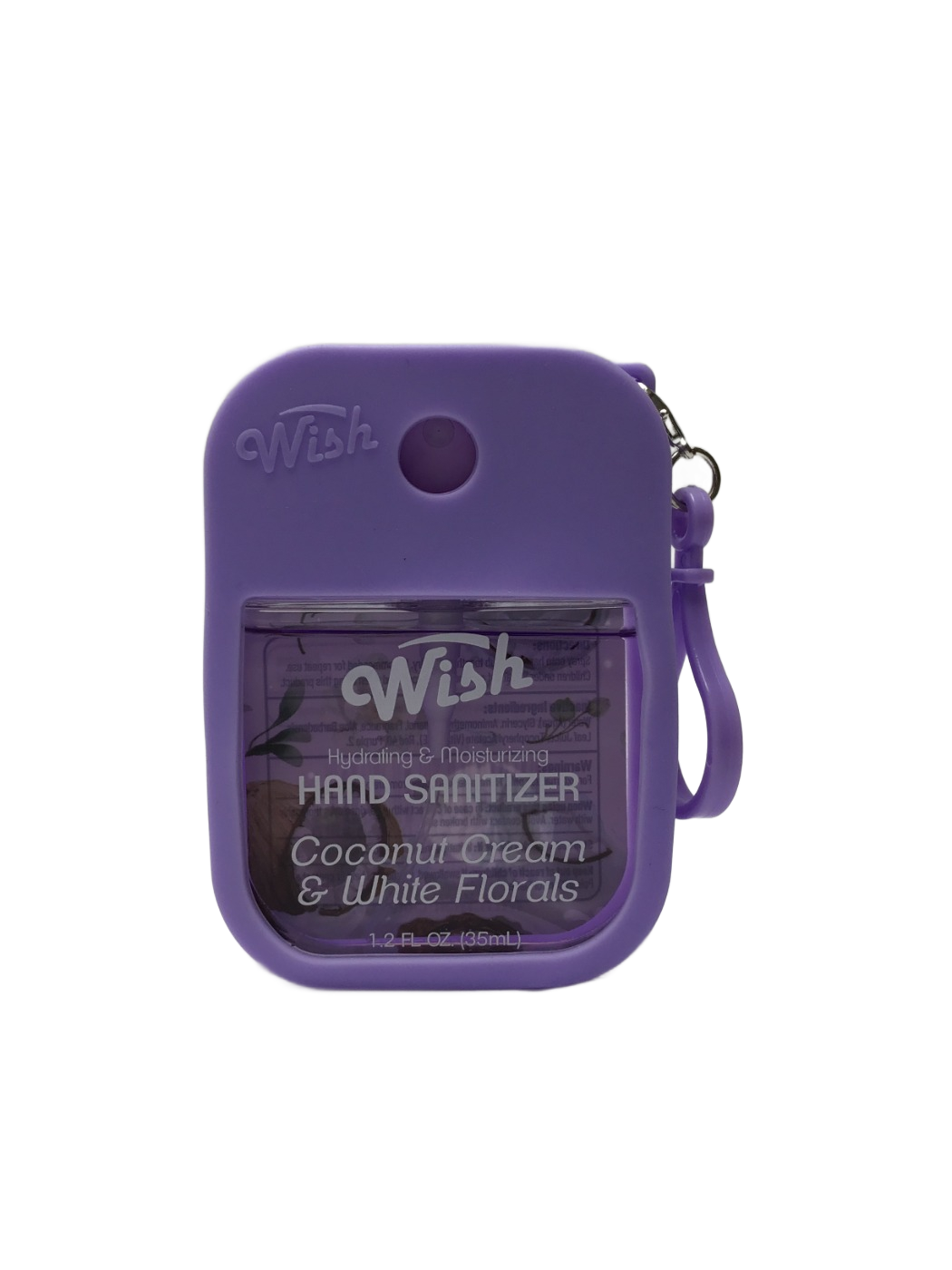 Wish Wish Hydrating & Moisturizing Hand Sanitizer Salted Caramel & Pistachio, 1.2 fl oz