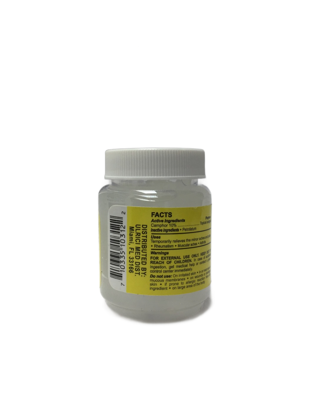 Ulrici Med Dist. Ulrici Med Dist. Camphor Ointment Alcanforado, 2 oz, photo 2