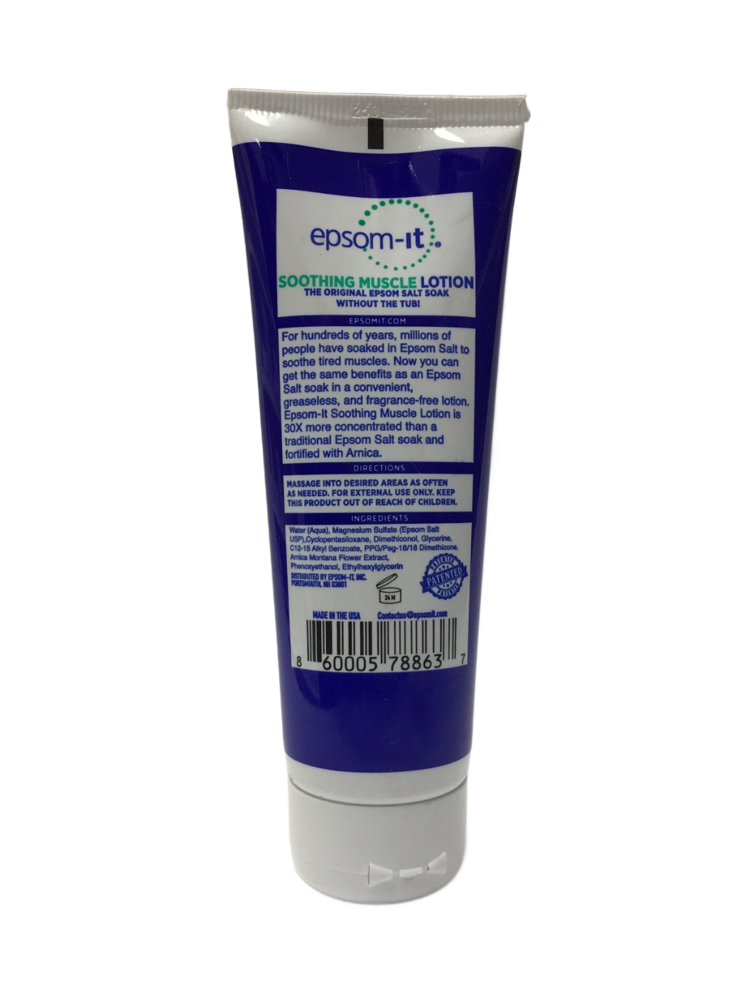 Epsom-It Epsom-It Soothing Muscle Lotion Concentrated Epsom Salt Lotion, 3.5 fl oz, photo 2