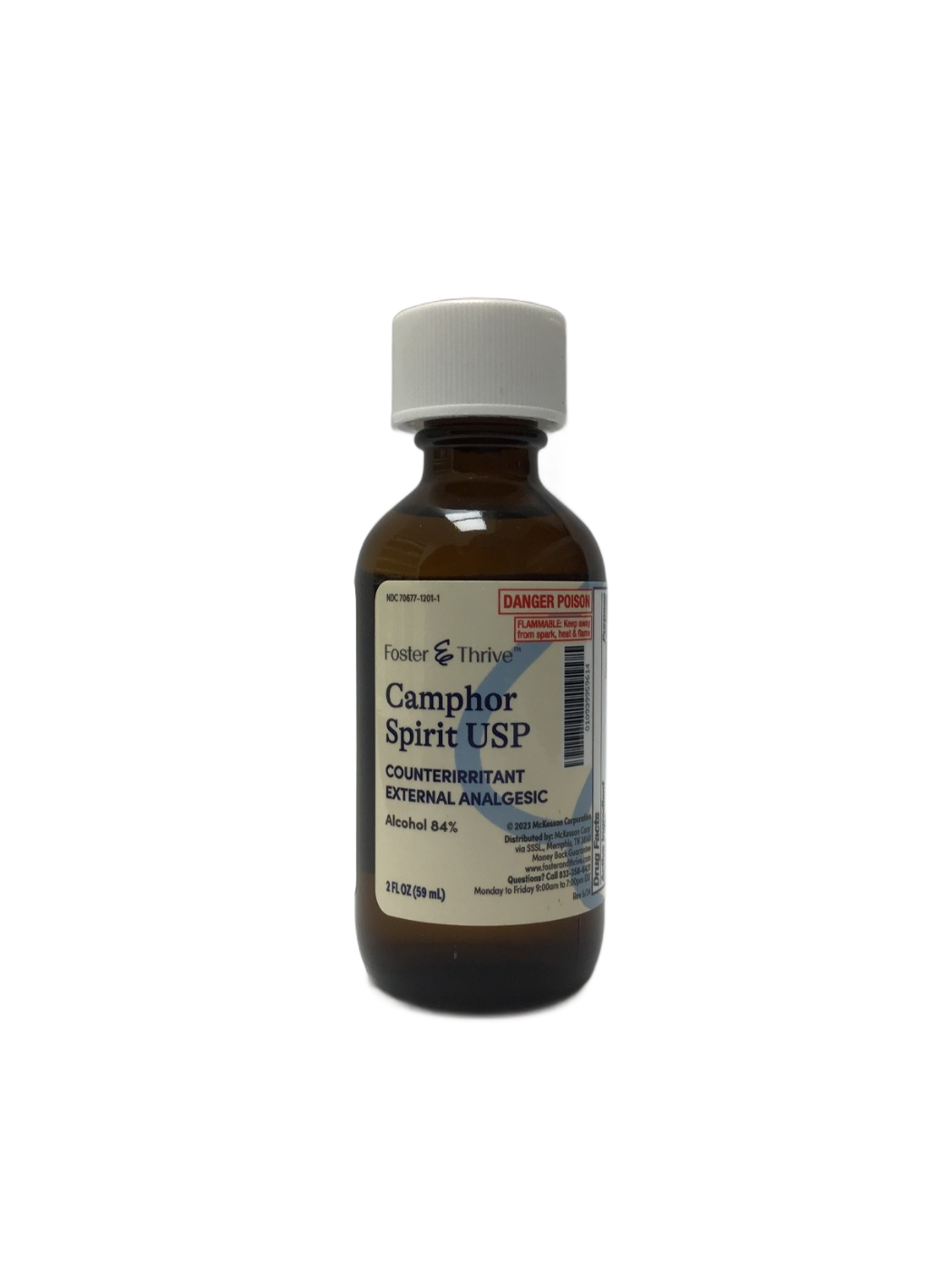 Foster & Thrive Foster & Thrive Camphor Spirit USP, 2 fl oz, photo 1