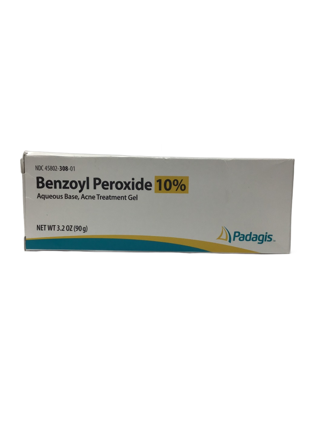 Padagis Padagis Benzoyl Peroxide 10% Aqueous Base, Acne Treatment Gel, 3.2 oz, photo 1
