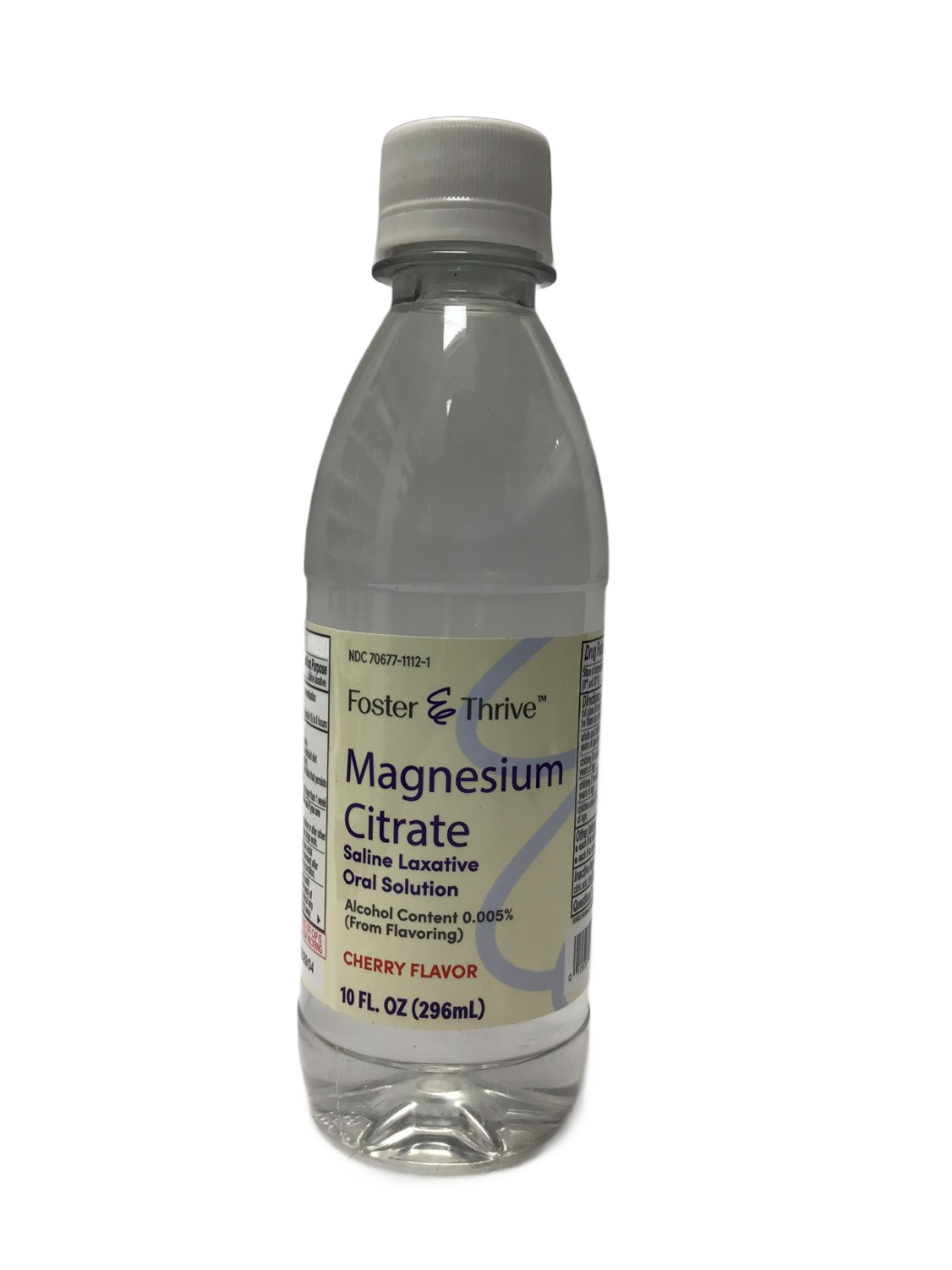 Foster & Thrive Foster & Thrive Magnesium Citrate Saline Laxative Oral Solution Cherry Flavor, 10 fl oz, photo 1