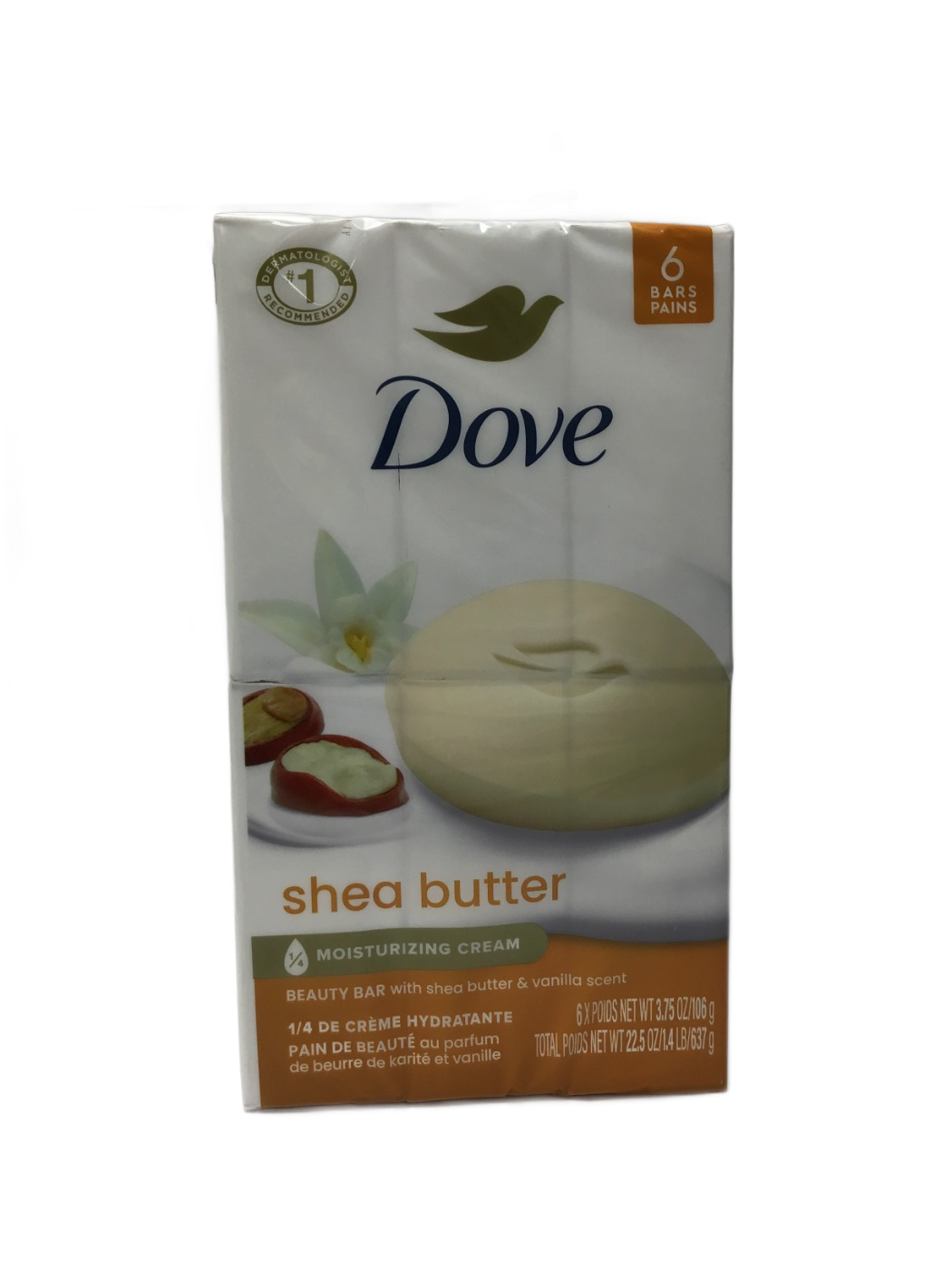 Dove Dove Shea Butter Beauty Bar, 6 ct