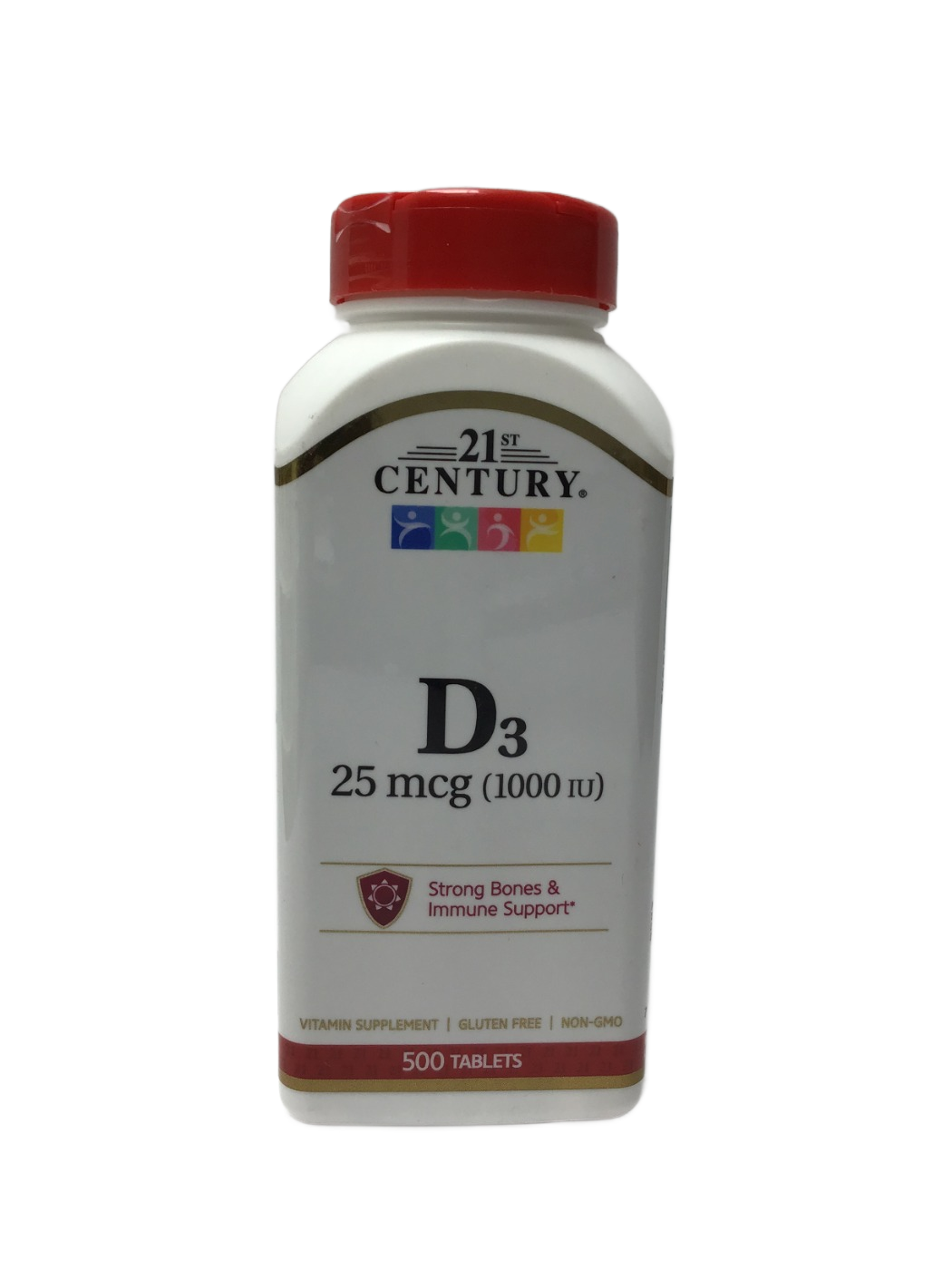 21st Century 21st Century D3 25 mcg (1000 IU), 500 ct, photo 1