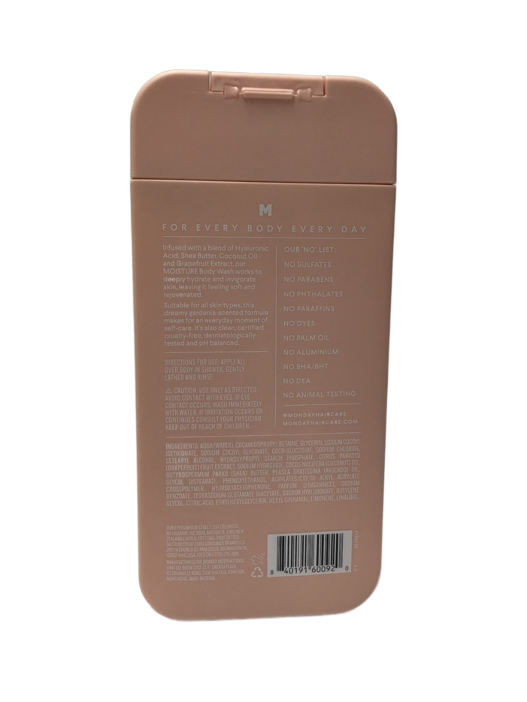 Monday Monday Moisture Body Wash + Hyaluronic Acid, 20.2 fl oz, photo 2
