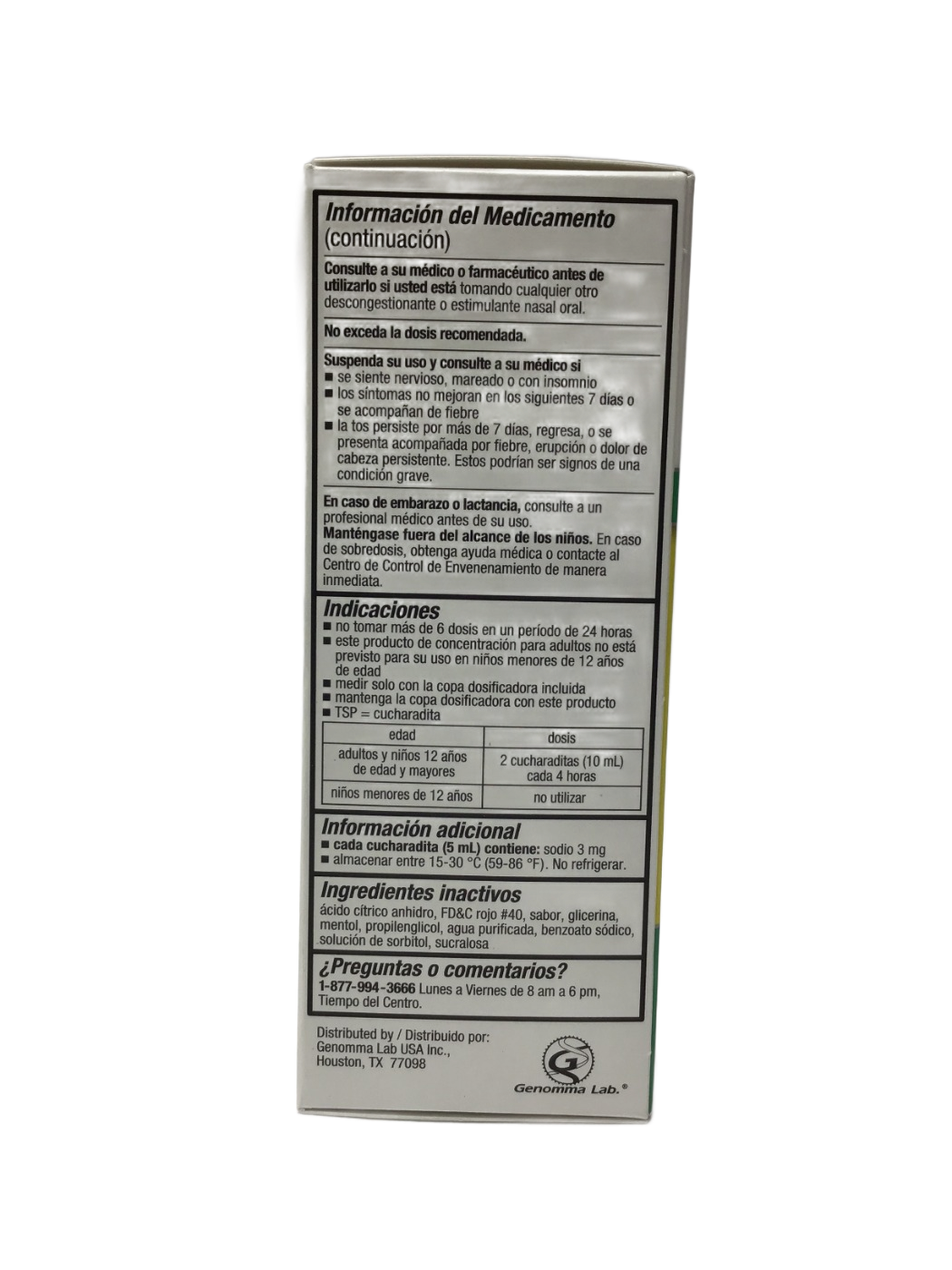 Tukol Tukol Multi-Symptom Cough & Congestion, 4 fl oz, photo 3
