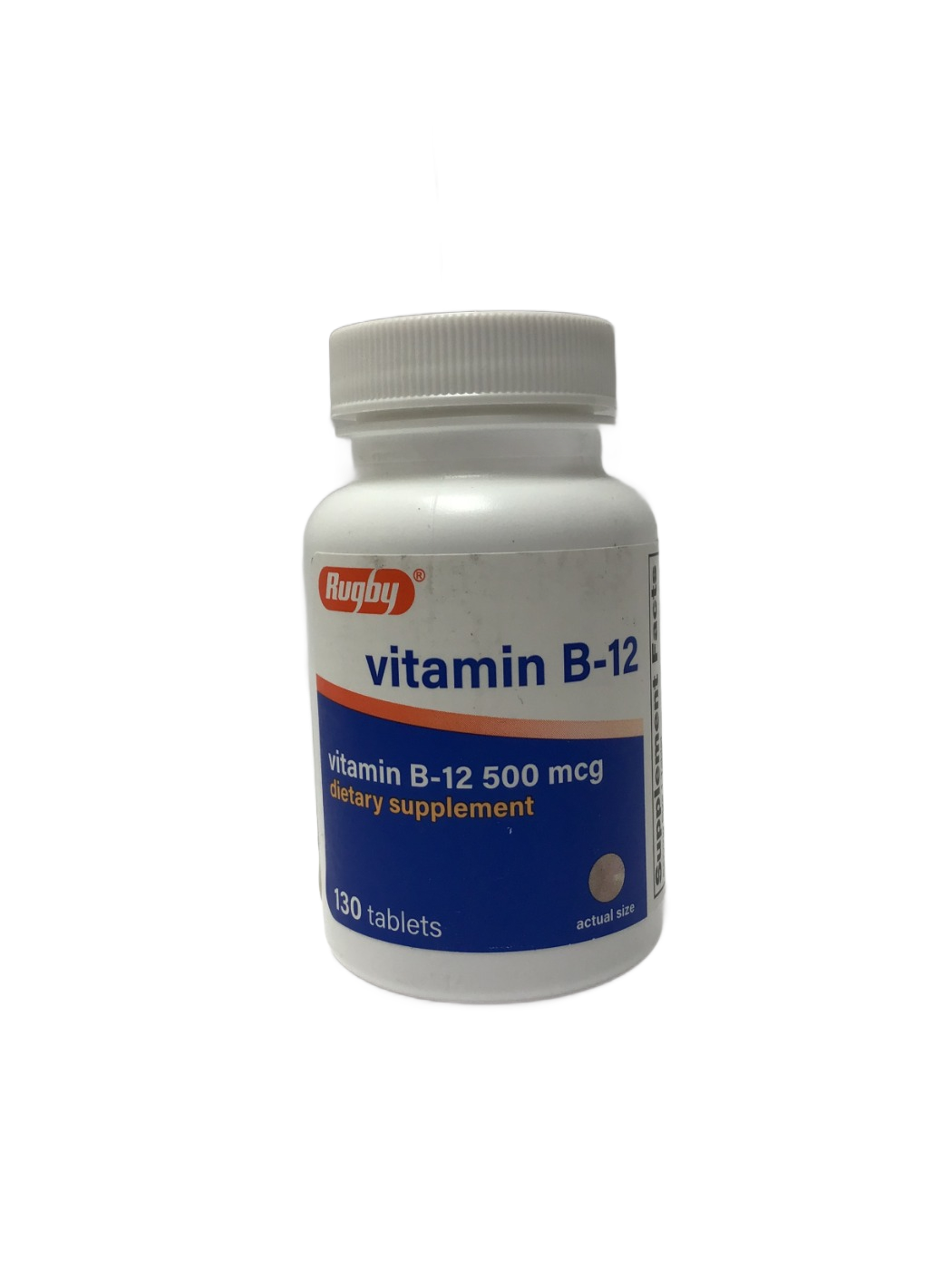 Rugby Rugby Vitamin B-12 500 mcg, 130 ct, photo 1