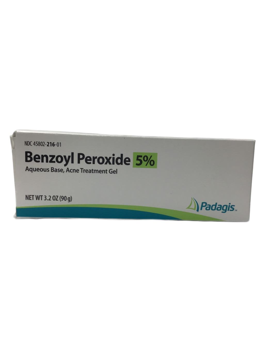Padagis Padagis Benzoyl Peroxide 5% Aqueous Base, Acne Treatment Gel, 3.2 oz, photo 1
