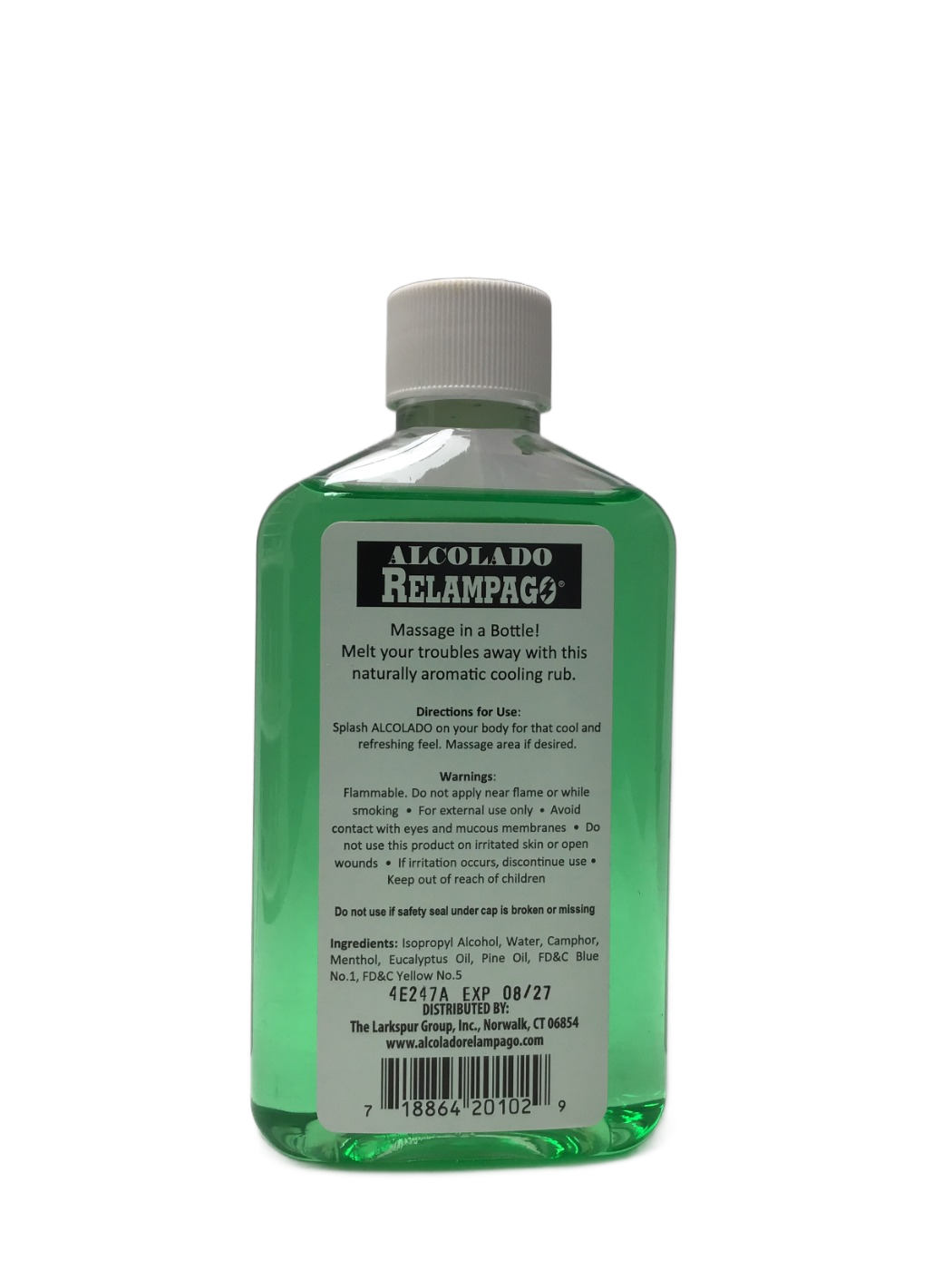 Alcolado Relampago Alcolado Relampago Refrescante Friction for Massage, 7 fl oz, photo 2