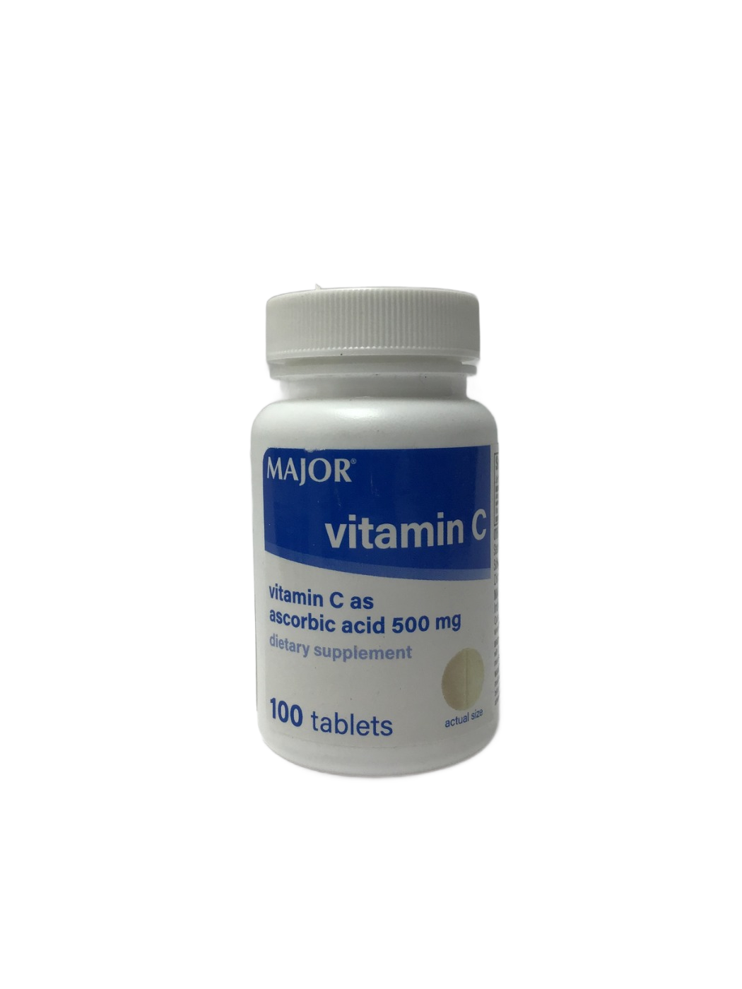 Major Major Vitamin C as Ascorbic Acid 500 mg, 100 ct, photo 1