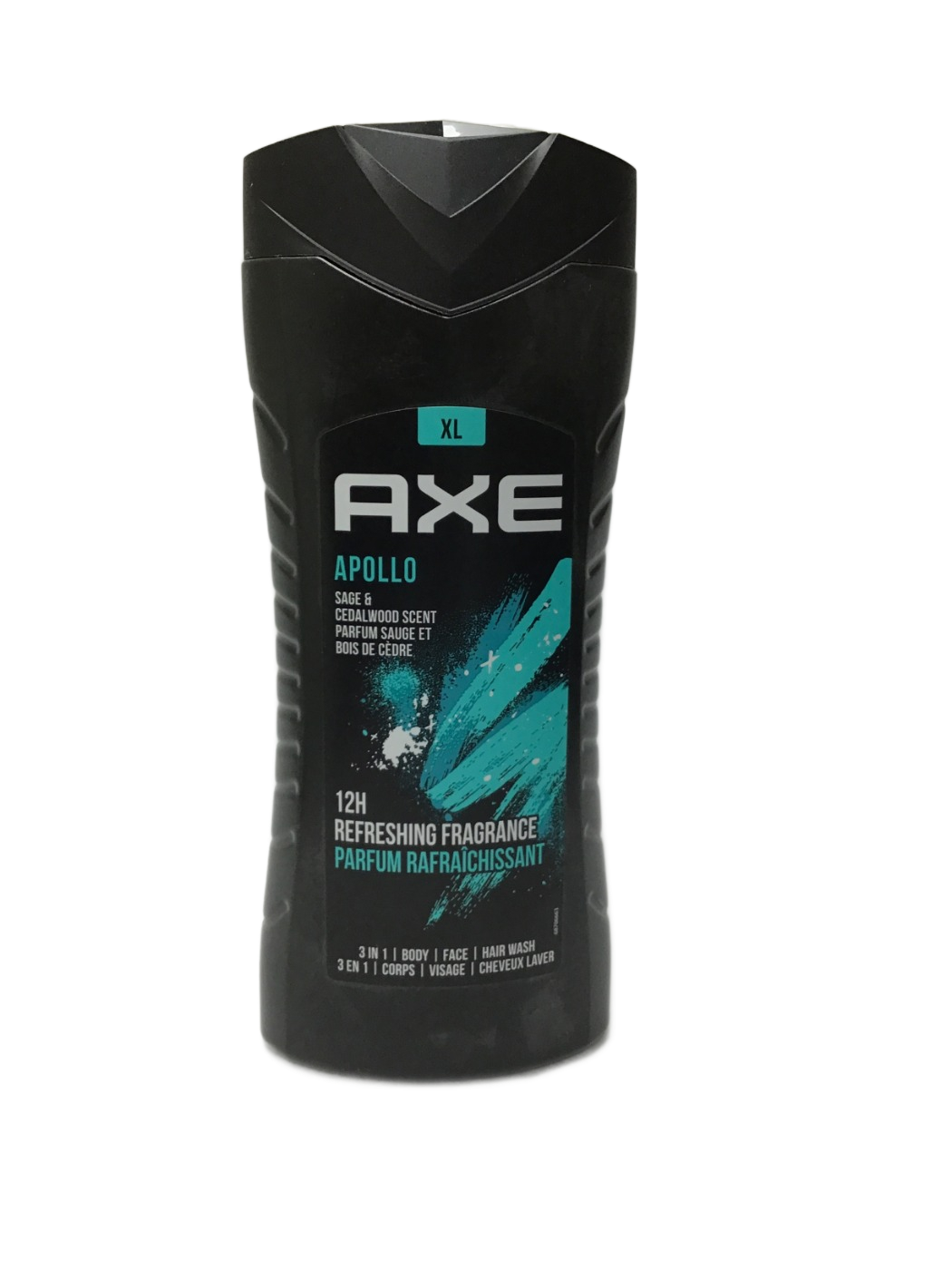 AXE AXE Apollo Sage & Cedarwood Scent 3 in 1 Body, Face & Hair Wash, 13.5 fl oz
