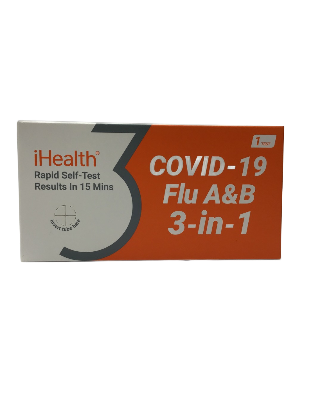 iHealth iHealth COVID-19 Flu A&B 3-in-1 Rapid Self-Test, 1 ct, photo 1