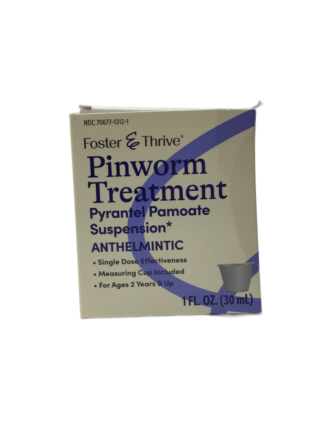 Foster & Thrive Foster & Thrive Pinworm Treatment Pyrantel Pamoate Suspension, 1 fl oz, photo 1