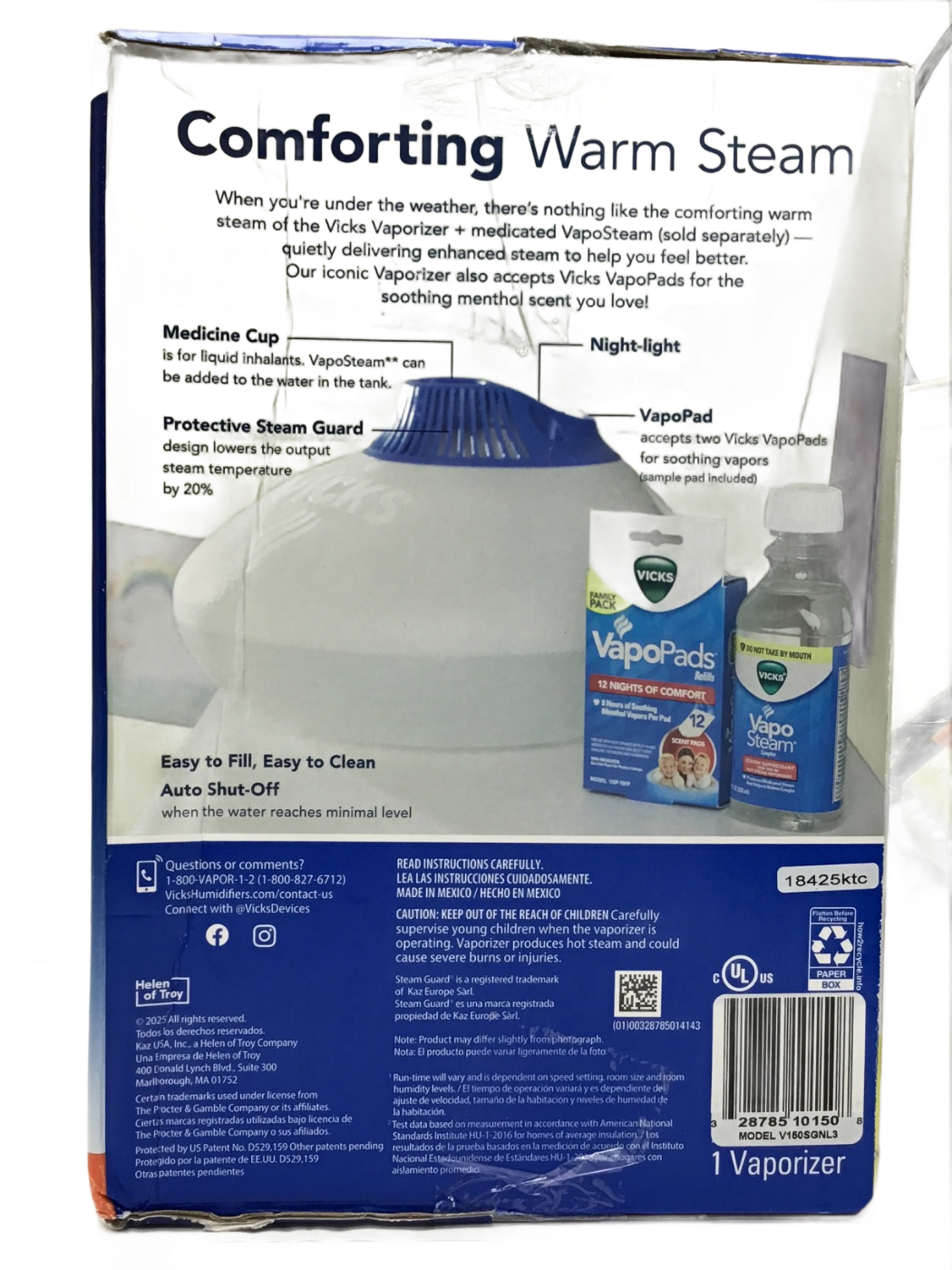 Vicks Vicks Warm Steam Vaporizer, 1 ct, photo 2