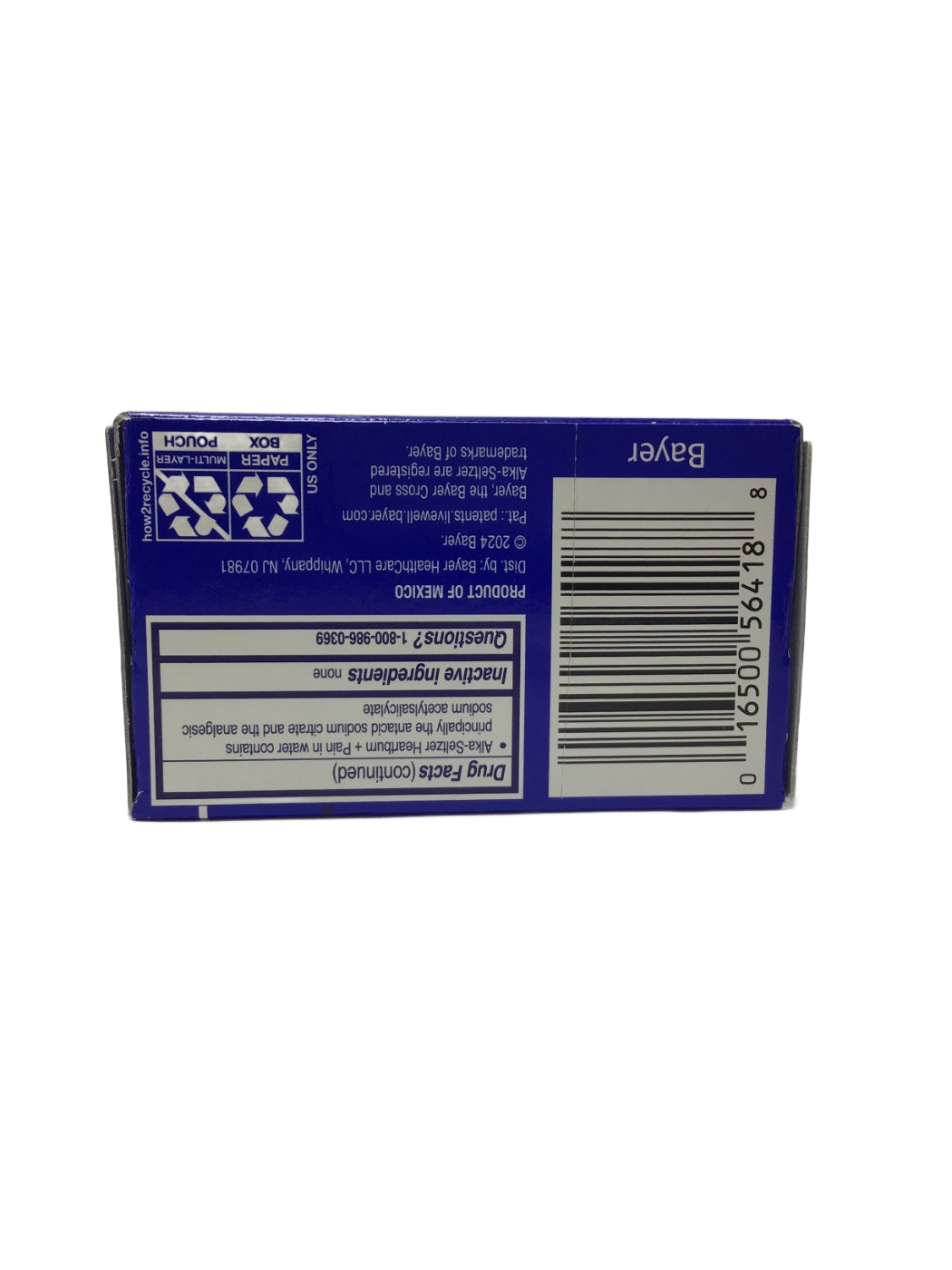 Alka-Seltzer Alka-Seltzer Heartburn + Pain Original Flavor, 36 ct, photo 4