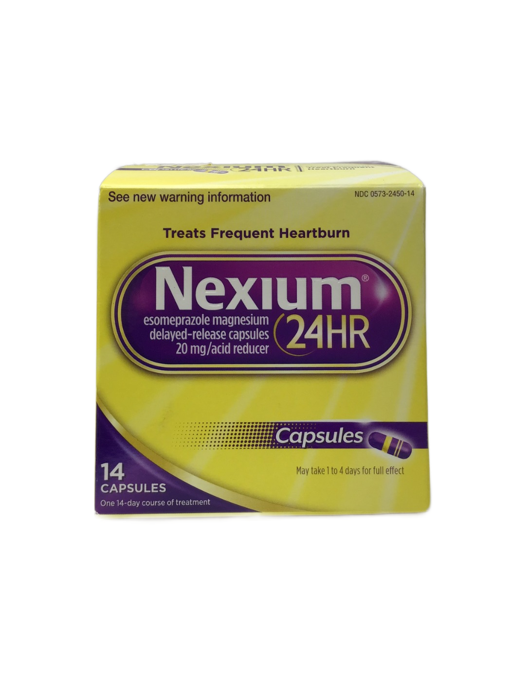 Nexium Nexium 24HR Esomeprazole Magnesium Delayed-Release Capsules 20 mg/Acid Reducer, 14 ct, photo 1