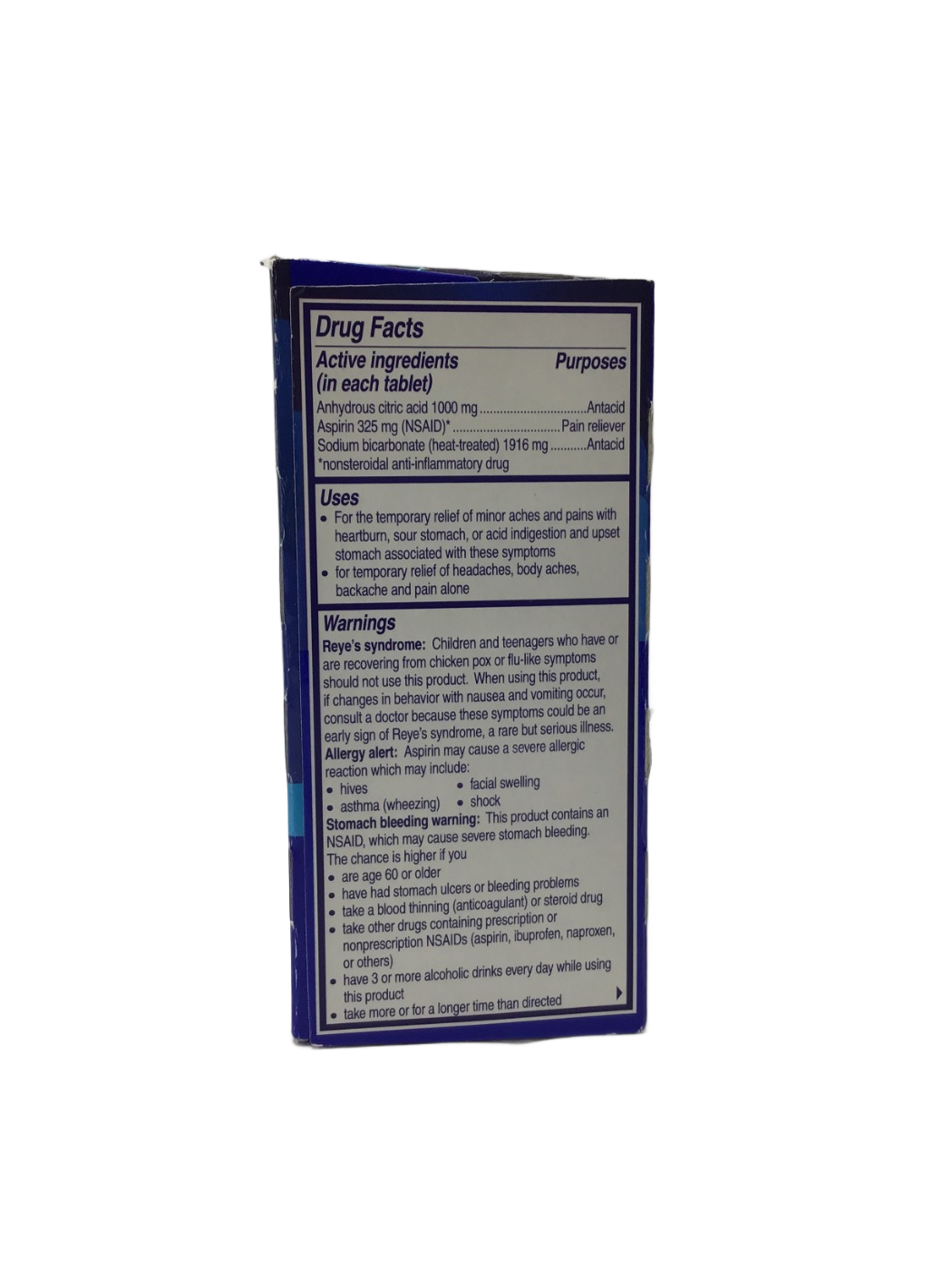Alka-Seltzer Alka-Seltzer Heartburn + Pain Original Flavor, 36 ct, photo 2