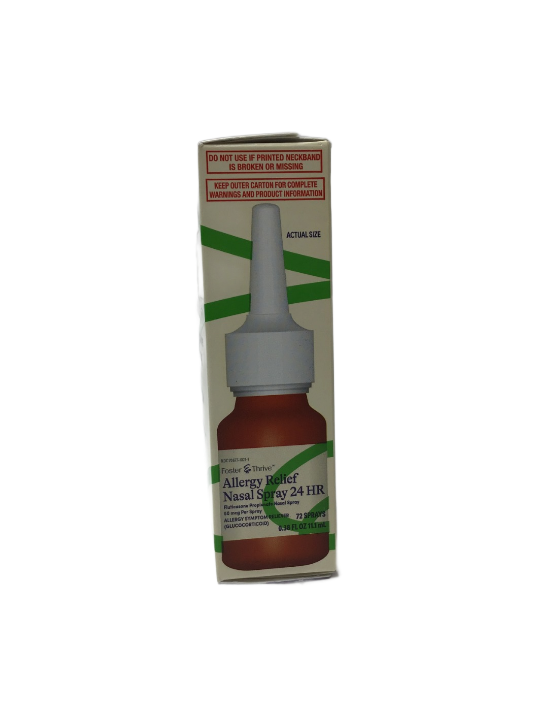 Foster & Thrive Foster & Thrive Allergy Relief Nasal Spray 24 HR Fluticasone Propionate Nasal Spray 50 mcg Per Spray, 0.38 fl oz, photo 2