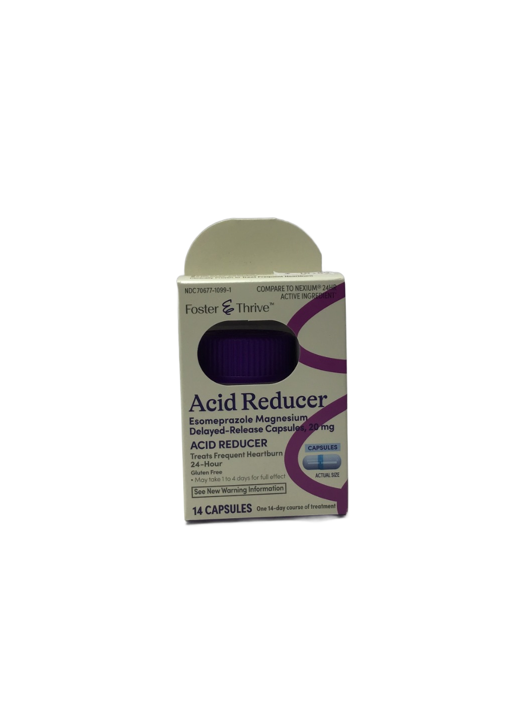 Foster & Thrive Foster & Thrive Acid Reducer Esomeprazole Magnesium Delayed-Release Capsules, 20 mg, 14 ct