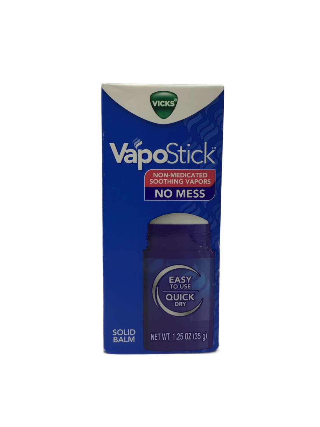 Vicks Vicks VapoStick Non-Medicated Soothing Vapors Solid Balm, 1.25 oz, photo 1