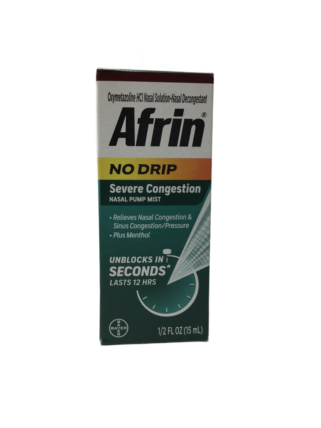 Afrin Afrin No Drip Severe Congestion Nasal Pump Mist, photo 1