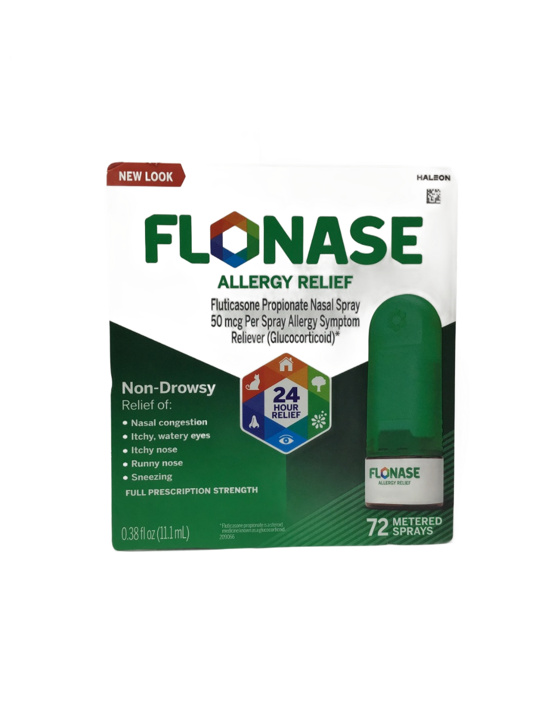 Flonase Flonase Allergy Relief Fluticasone Propionate Nasal Spray 50 mcg Per Spray, 0.38 fl oz, photo 1