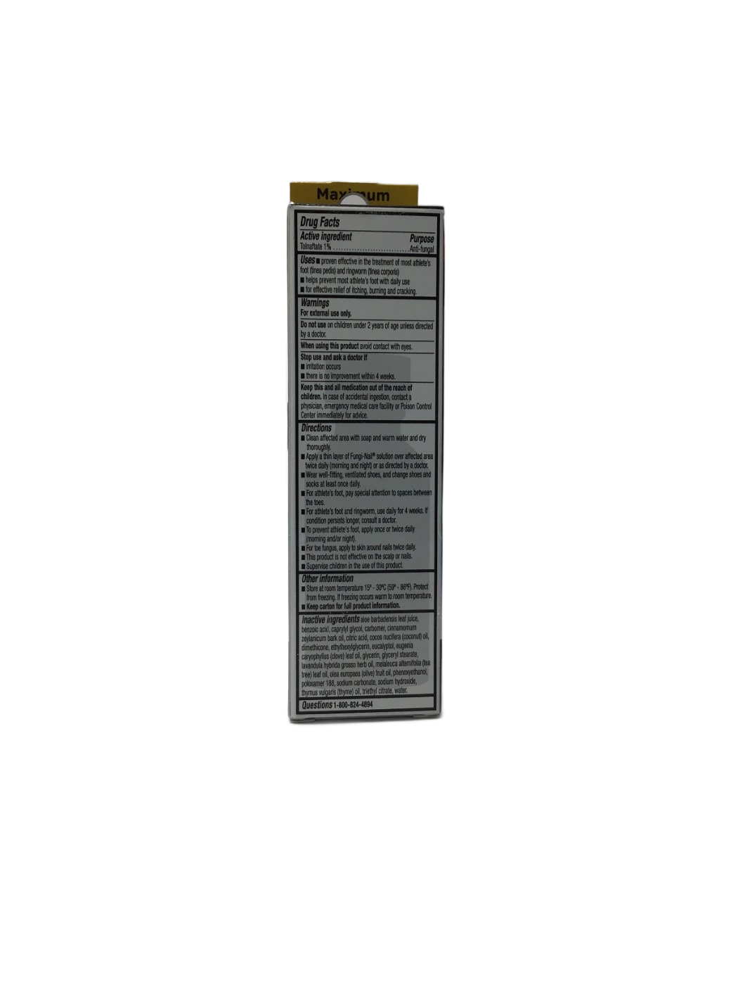 Fungi-Nail Fungi-Nail Maximum Strength Anti-Fungal Liquid, 1 fl oz