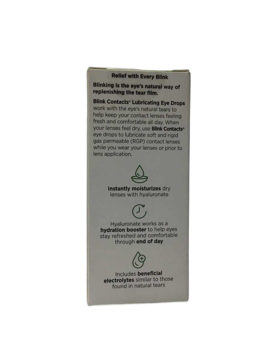 Bausch + Lomb Bausch + Lomb Blink Contacts Dry Contacts Lubricating Eye Drops, 0.34 fl oz, photo 2