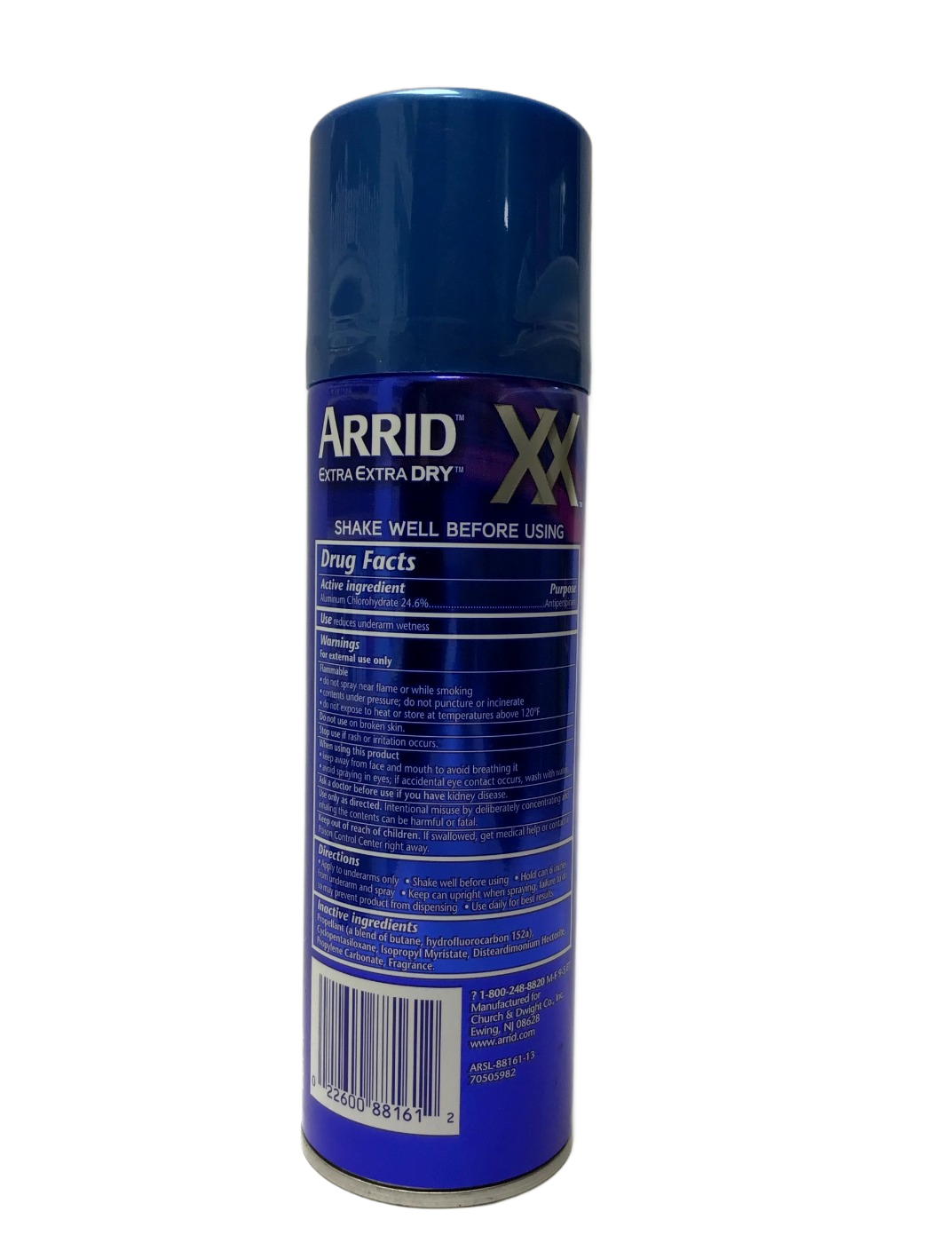 Arrid Arrid Extra Extra Dry XX Morning Clean Aerosol Antiperspirant Deodorant, 6 oz