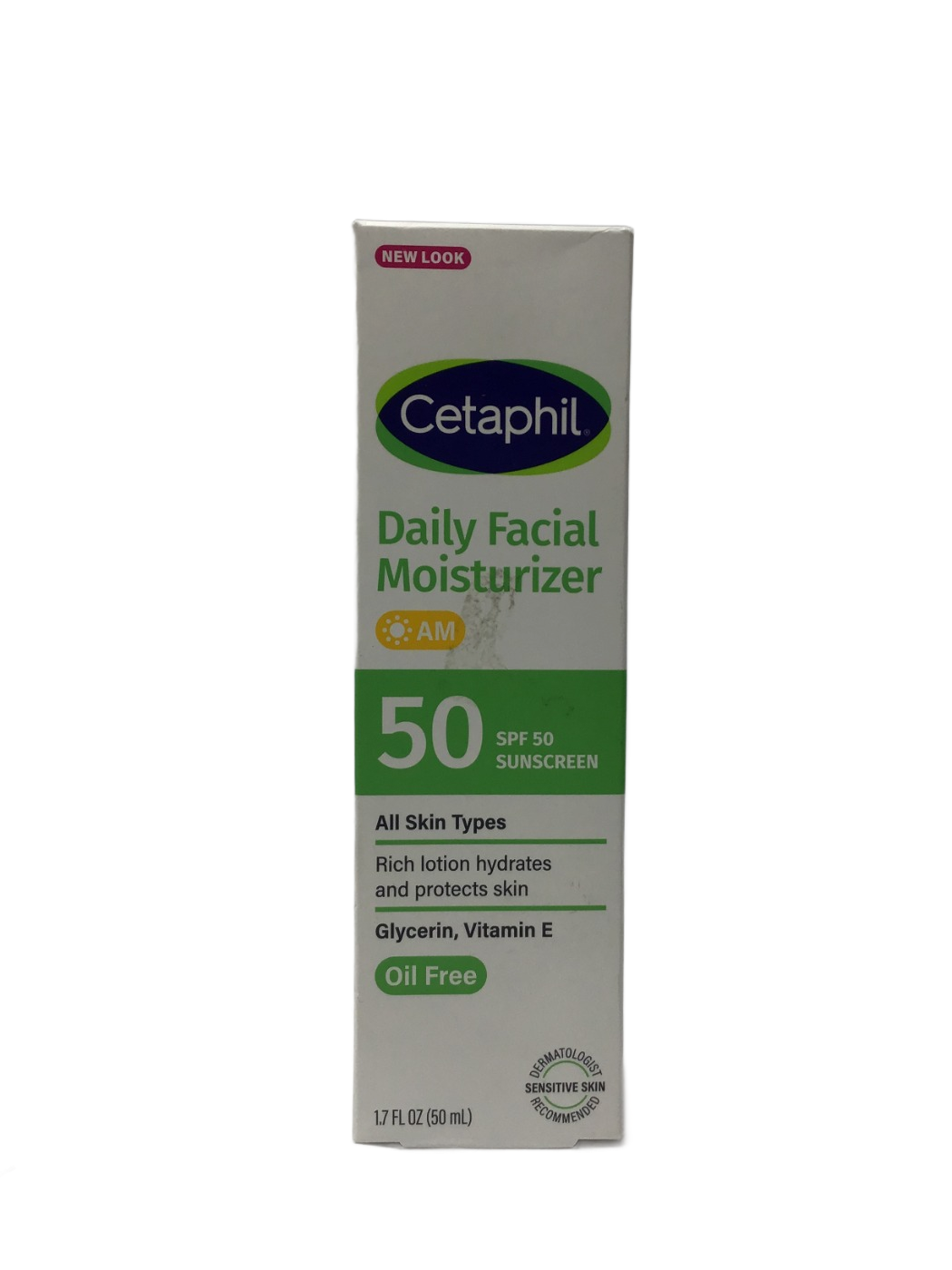 GWB Cetaphil Daily Facial Moisturizer With Sunscreen - SPF 50+ - 1.7 FL OZ, photo 1