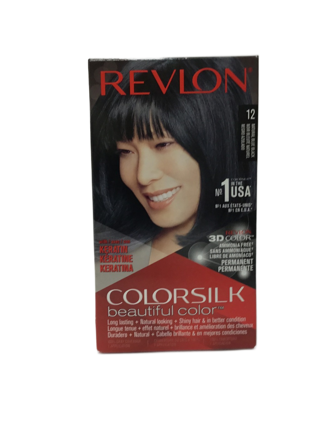 Revlon Revlon ColorSilk Beautiful Color Permanent Hair Color 12 Natural Blue Black, 1 ct
