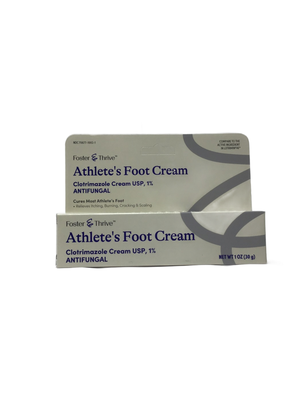 Foster & Thrive Foster & Thrive Athlete's Foot Cream Clotrimazole Cream USP, 1% Antifungal, 1 oz