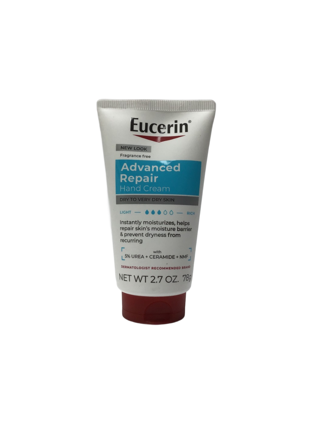 Eucerin Eucerin Advanced Repair Hand Cream, Fragrance Free, Dry to Very Dry Skin, 2.7 oz