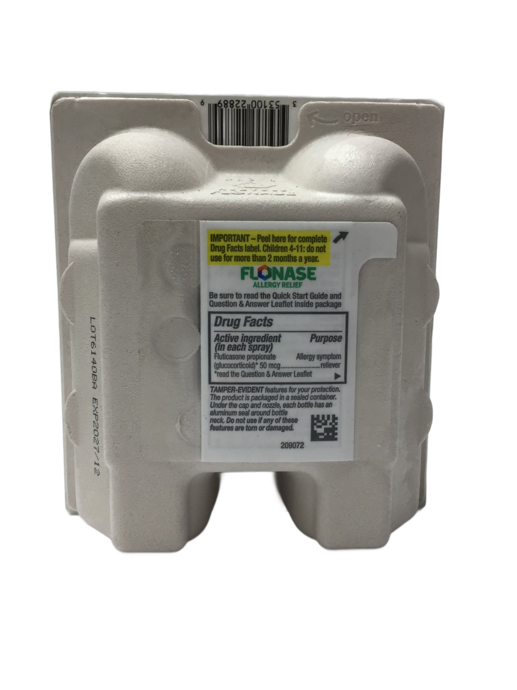Flonase Flonase Allergy Relief Fluticasone Propionate Nasal Spray 50 mcg Per Spray, 0.38 fl oz, photo 2