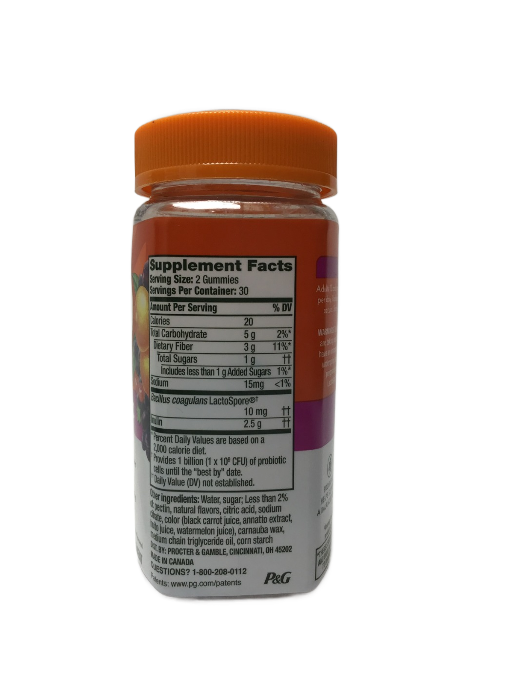 Align Align Probiotic Dualbiotic Fruit Flavored Gummies, 60 ct, photo 2