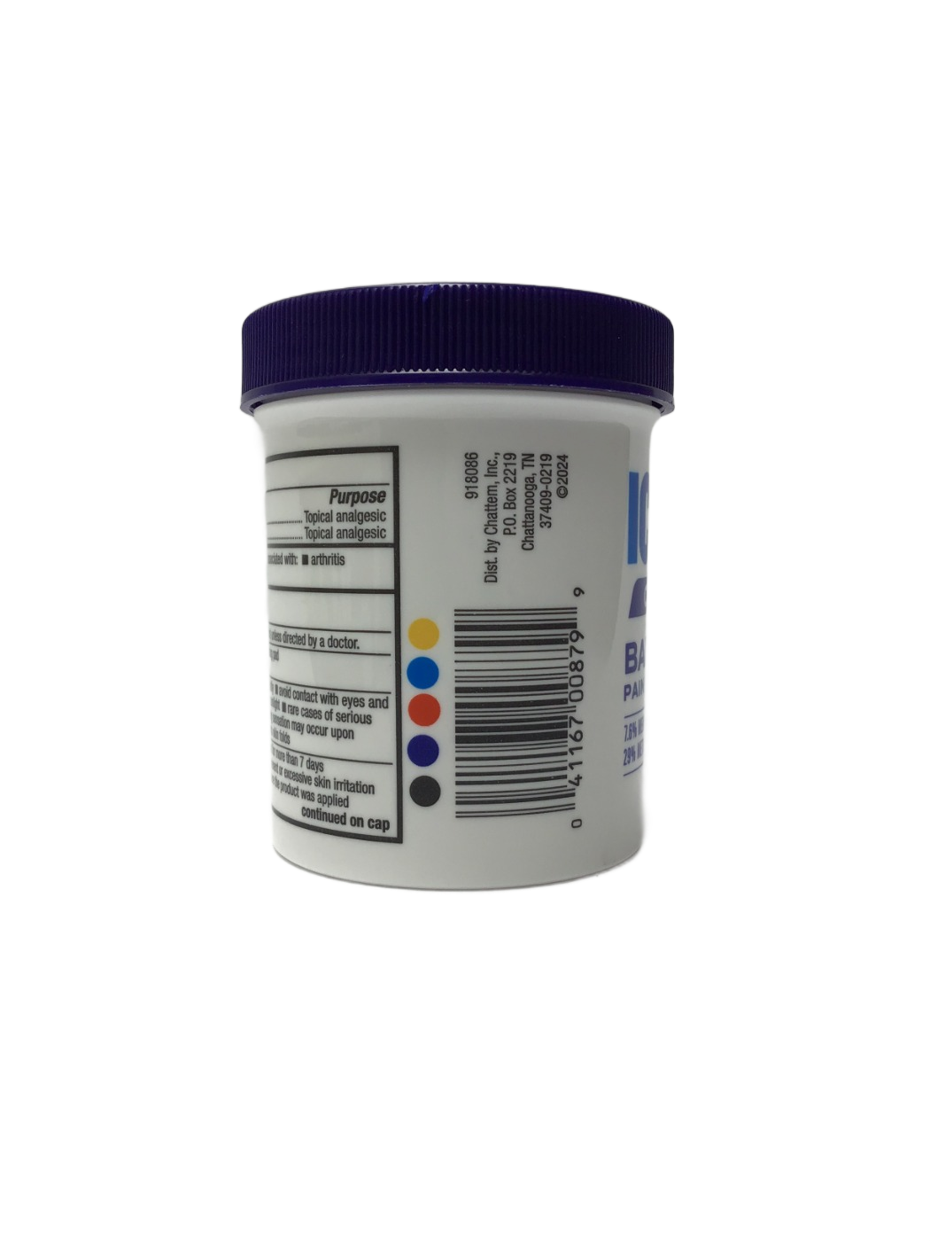 Icy Hot Icy Hot Original Balm Pain Relief 7.6% Menthol + 29% Methyl Salicylate, 3.5 oz, photo 2