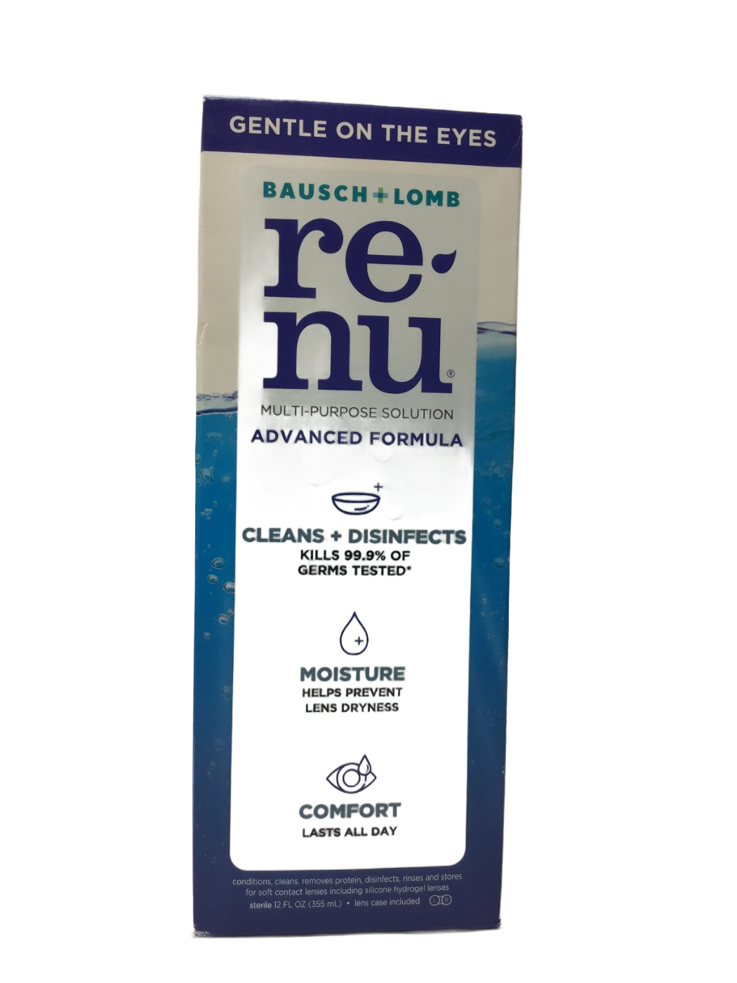 Bausch + Lomb Bausch + Lomb Renu Multi-Purpose Solution Advanced Formula, 12 fl oz, photo 1