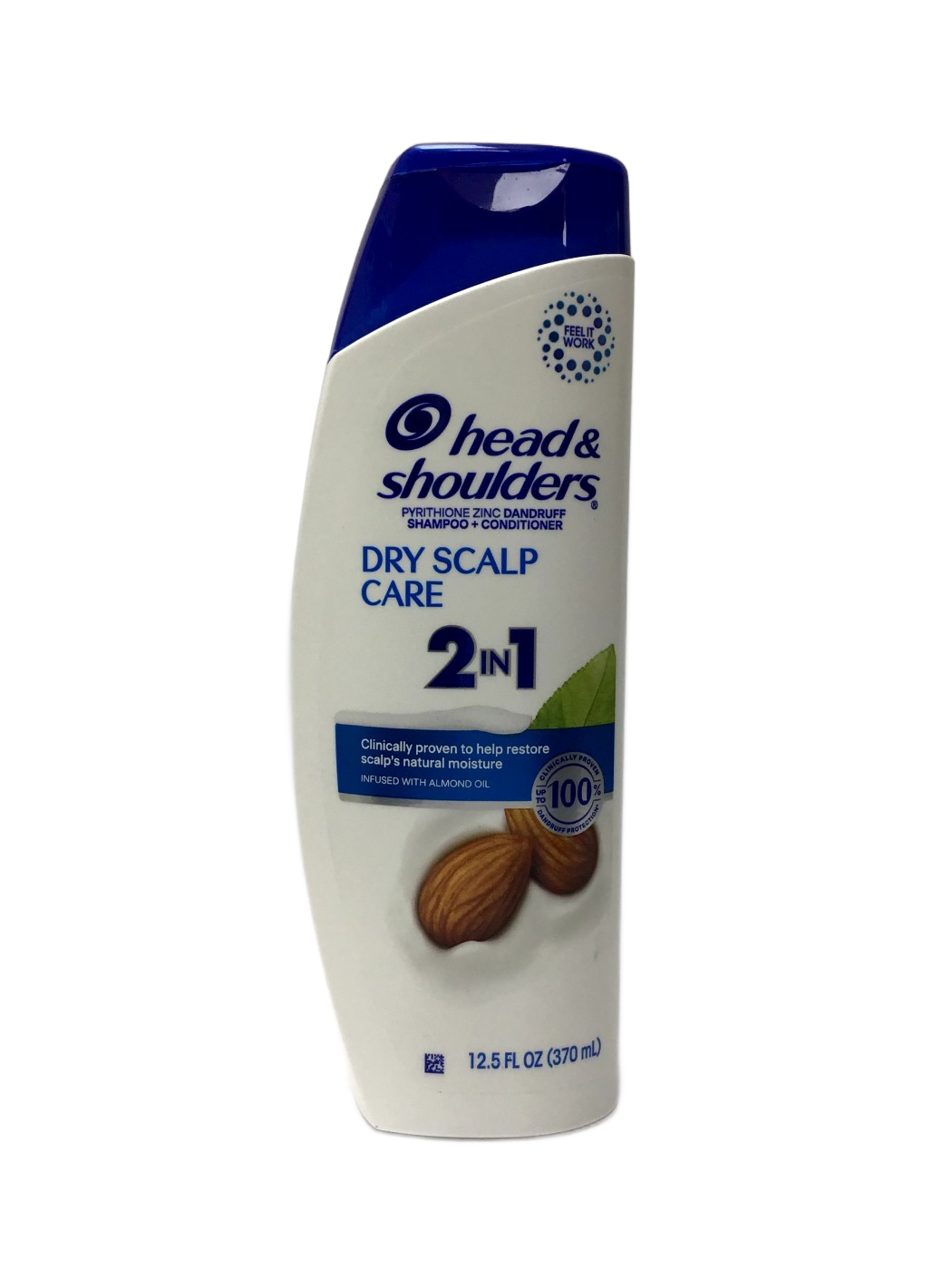 Head & Shoulders Head & Shoulders Dry Scalp Care 2in1 Pyrithione Zinc Dandruff Shampoo + Conditioner, 12.5 fl oz