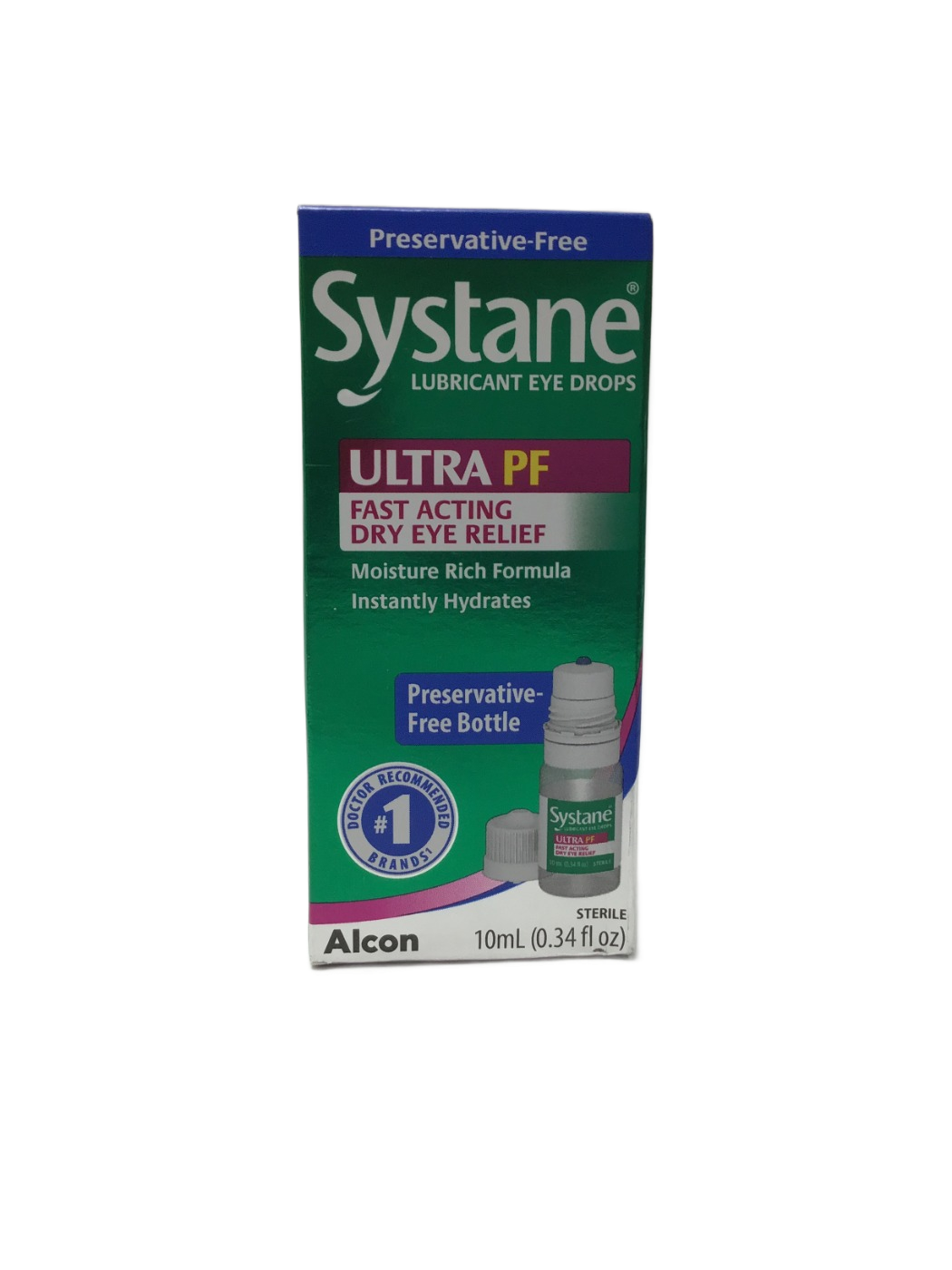Systane Systane Ultra PF Lubricant Eye Drops, Preservative-Free, 10 mL