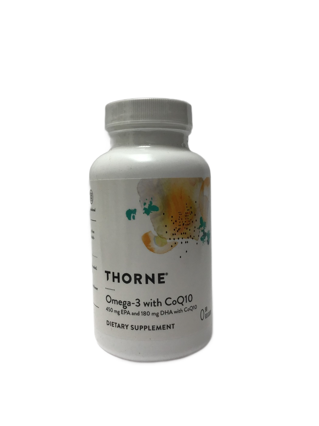 Thorne Thorne Omega-3 with CoQ10 450 mg EPA and 180 mg DHA with CoQ10, 90 ct, photo 1