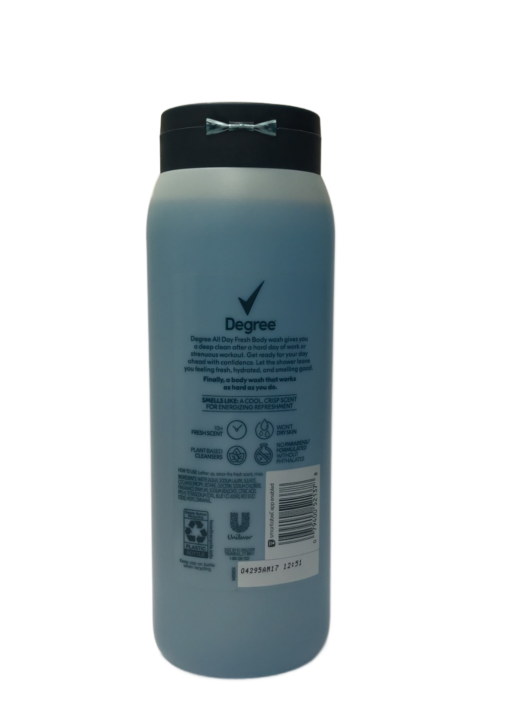 Degree Degree All Day Fresh Cool Rush Body Wash, 20 fl oz, photo 2