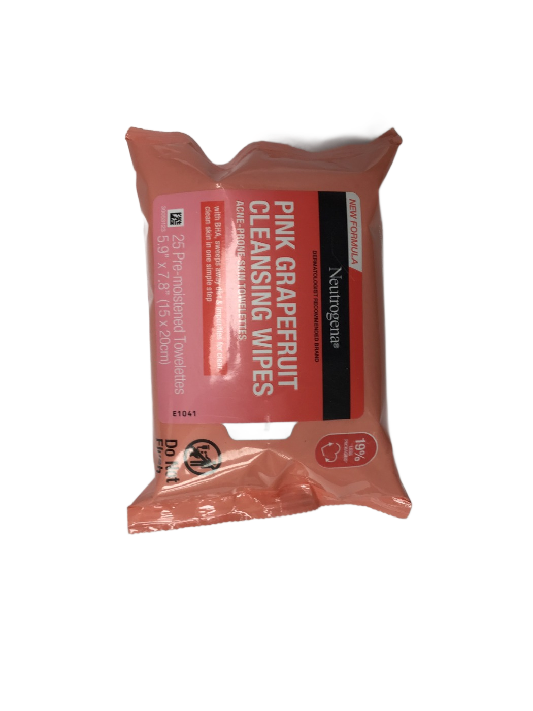 Neutrogena Neutrogena Pink Grapefruit Cleansing Wipes Acne-Prone Skin Towelettes, 25 ct