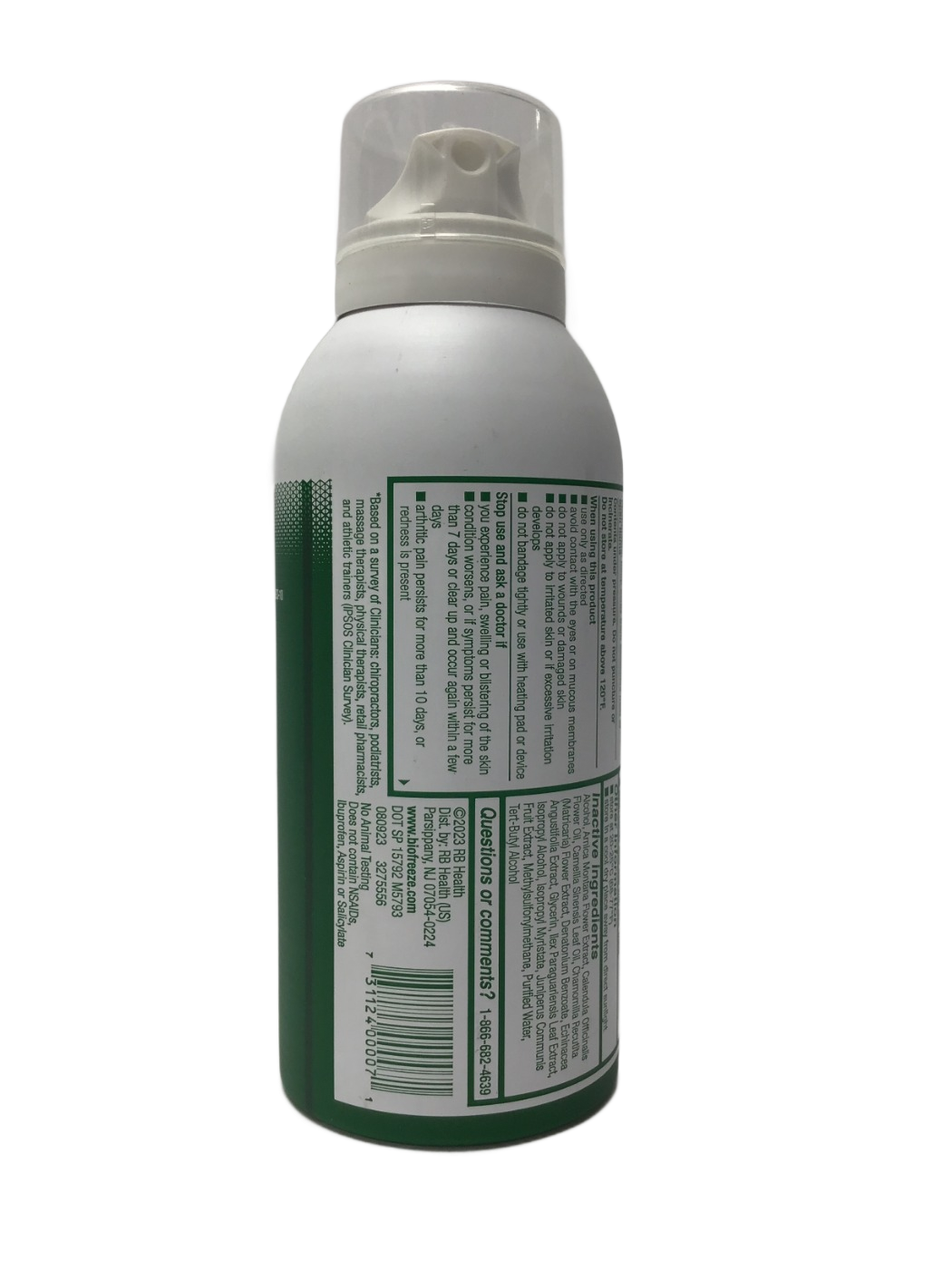 Biofreeze Biofreeze Cool the Pain Spray Menthol - Pain Relieving Spray, 3 fl oz, photo 2