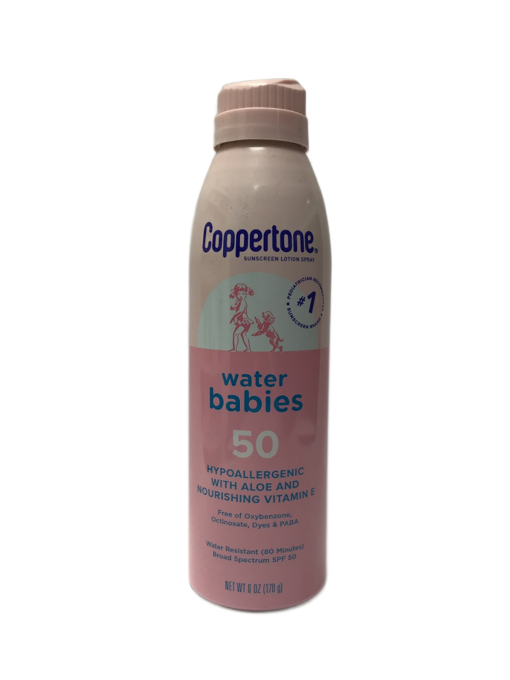 Coppertone Coppertone Water Babies Sunscreen Lotion Spray Broad Spectrum SPF 50, 6 oz