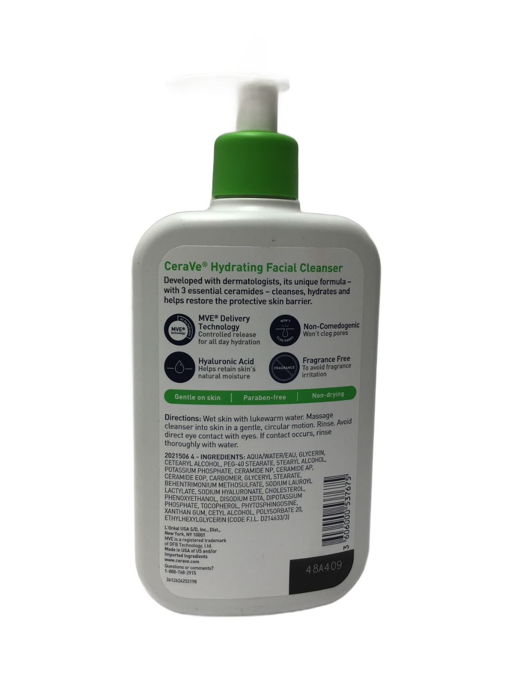 CeraVe CeraVe Hydrating Facial Cleanser For Normal to Dry Skin, 16 fl oz