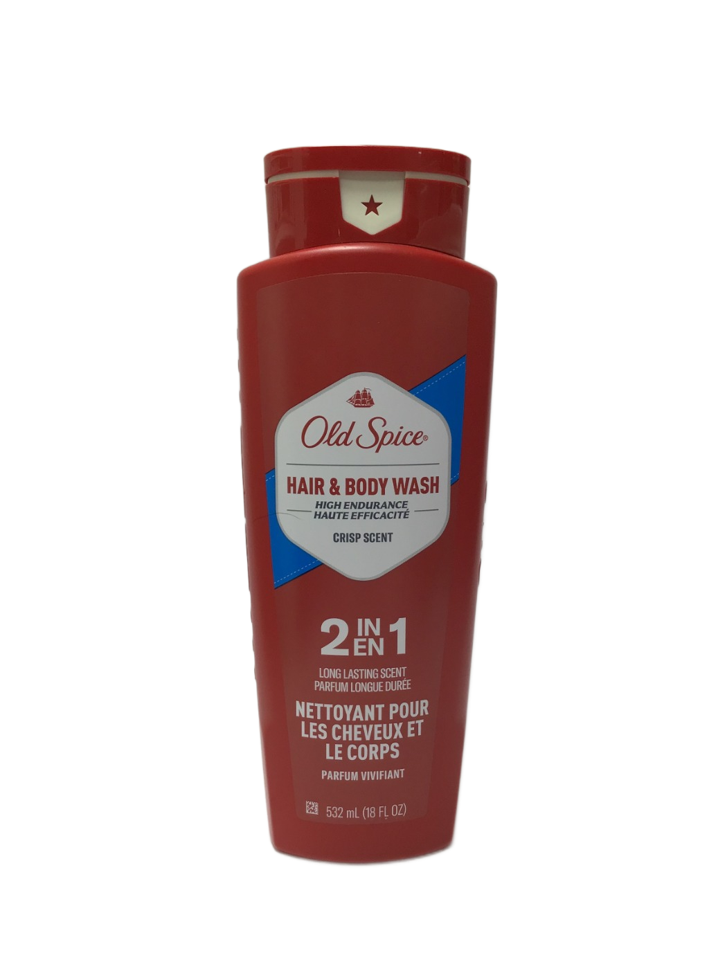 Old Spice Old Spice High Endurance Hair & Body Wash 2 in 1 Crisp Scent, 18 fl oz, photo 1