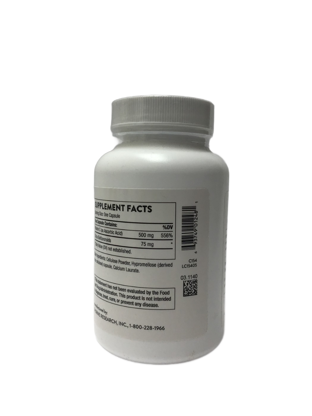 Thorne Thorne Vitamin C 500 mg with Flavonoids, photo 2